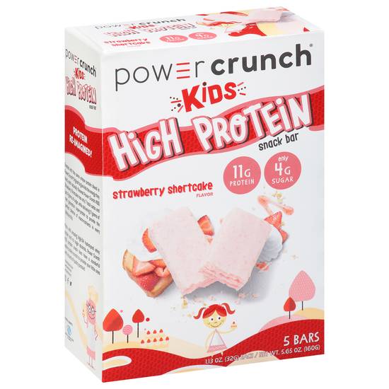 Power Crunch Kids High Protein Snack Bar (strawberry shortcake )