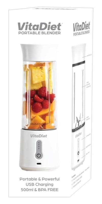 Vita Diet Portable Blender Pearl White 500ml