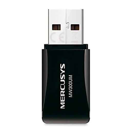 Mercusys adaptador wi-fi n300 (Negro)