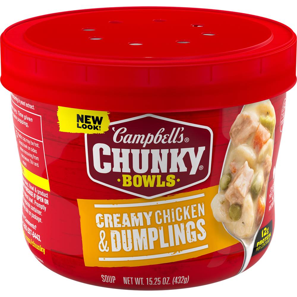 Campbell's Chunky Creamy Chicken & Dumplings Soup (15.3 oz)