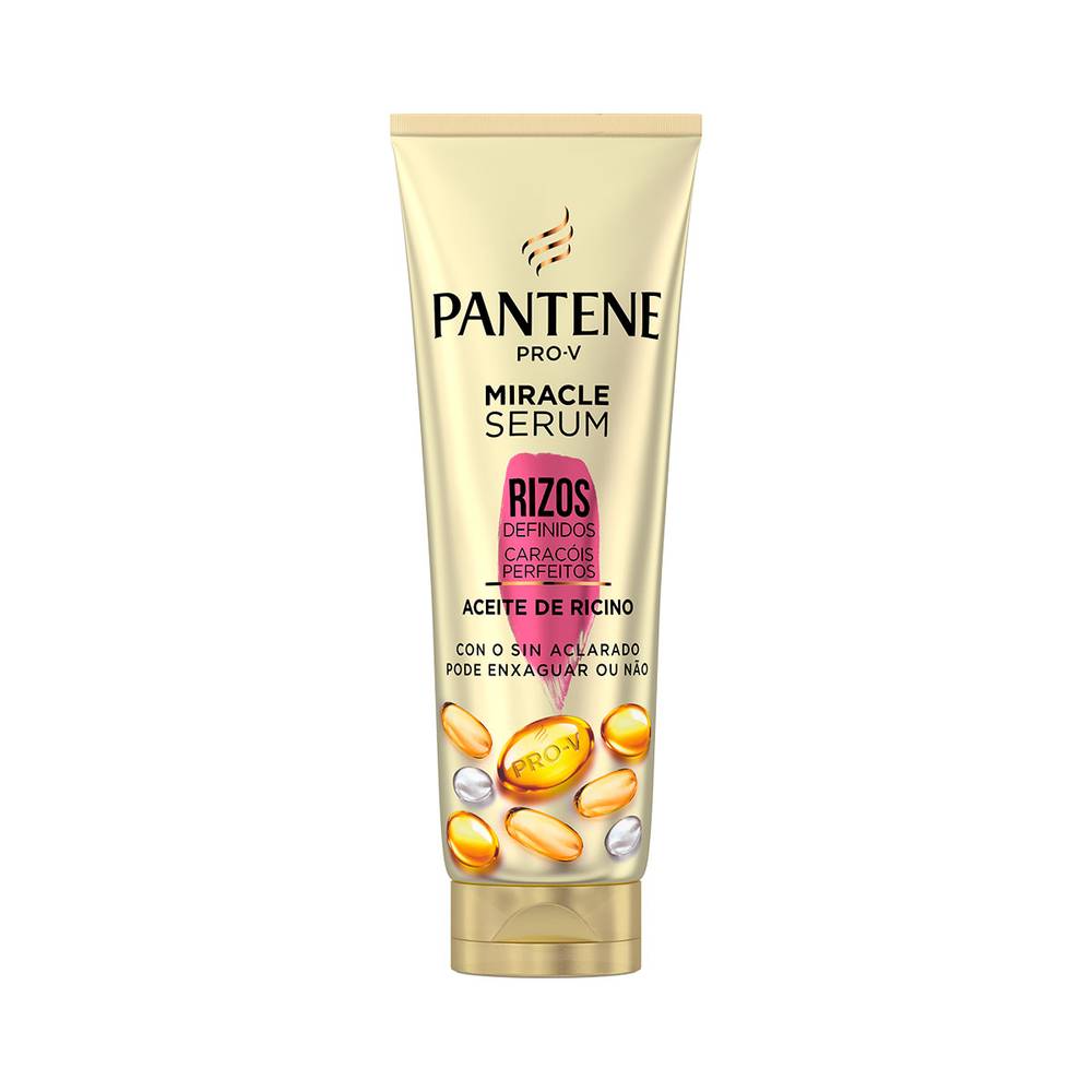 Pantene Pro-V Miracle Rizos Definidos, Sérum Acondicionador Y Tratamiento Intensivo, Con Aceite De Ricino, 200 ML