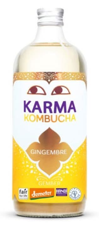 Karma - Boisson kombucha bio, gingembre (1L)