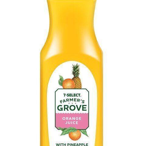 7-Select Farmers Grove Fruit Juice, Orange-Pineapple (11.5 fl oz)