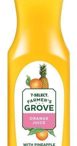 7-Select Farmers Grove Orange Juice with Pineapple 11.5oz