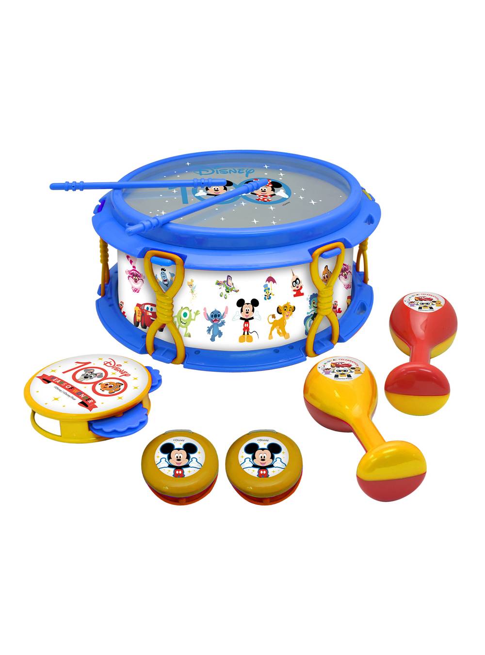 Disney juguete tambor instrumento