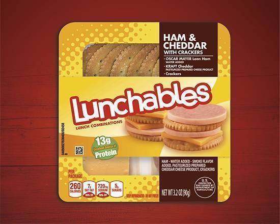 Lunchables Ham and Cheddar (3.2 oz)