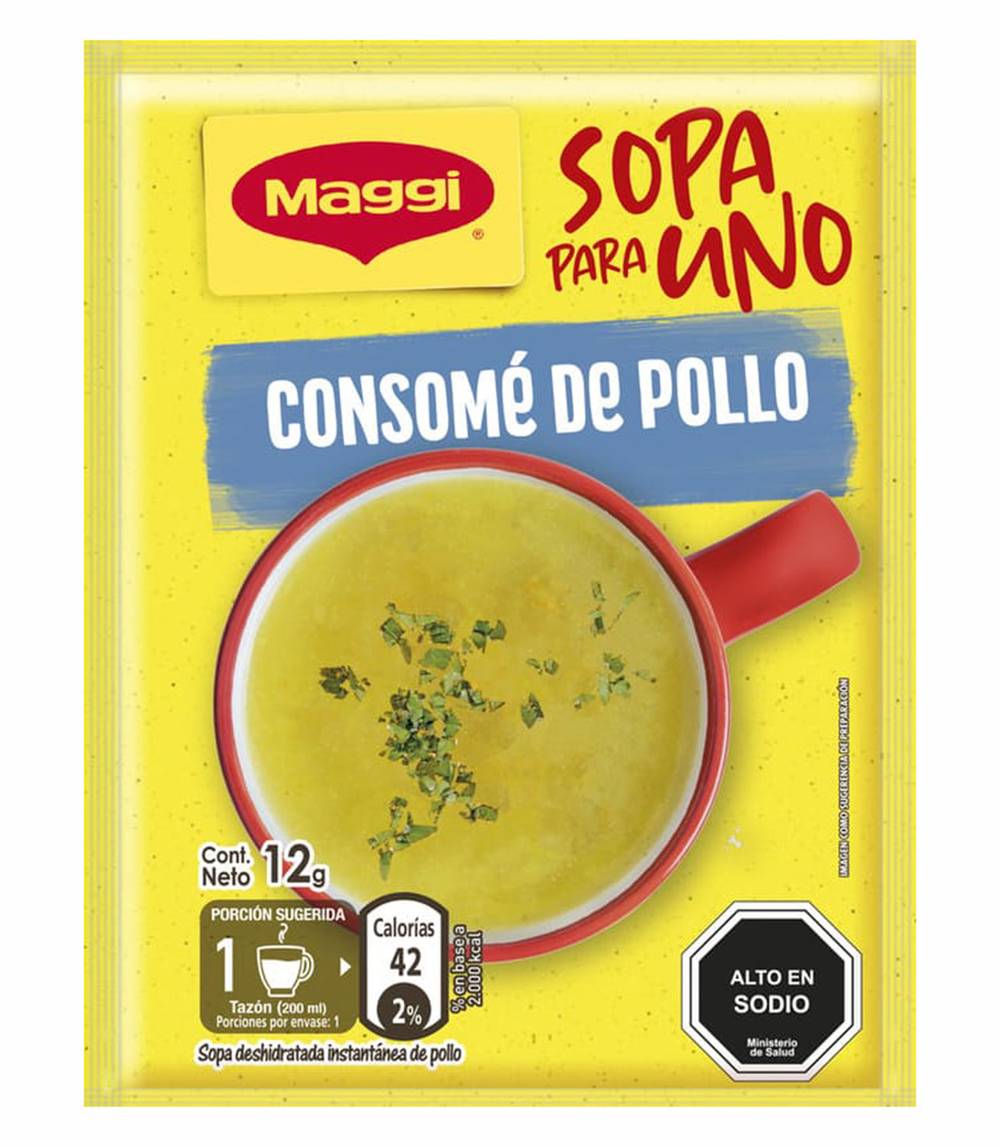 Maggi · Sopa para uno consomé de pollo (12 g)