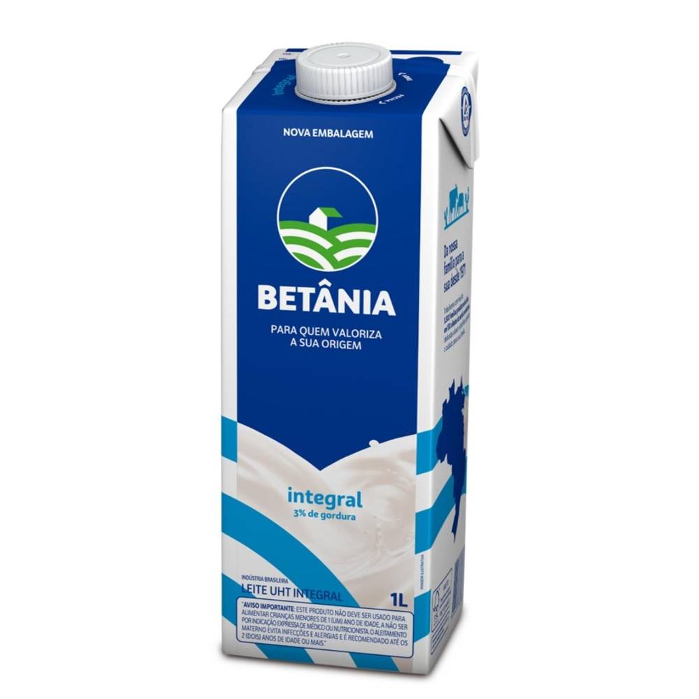 Betânia leite uht integral (1 l)