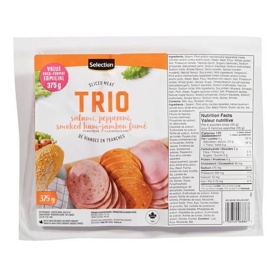Selection Sliced Meat Trio (375 g)