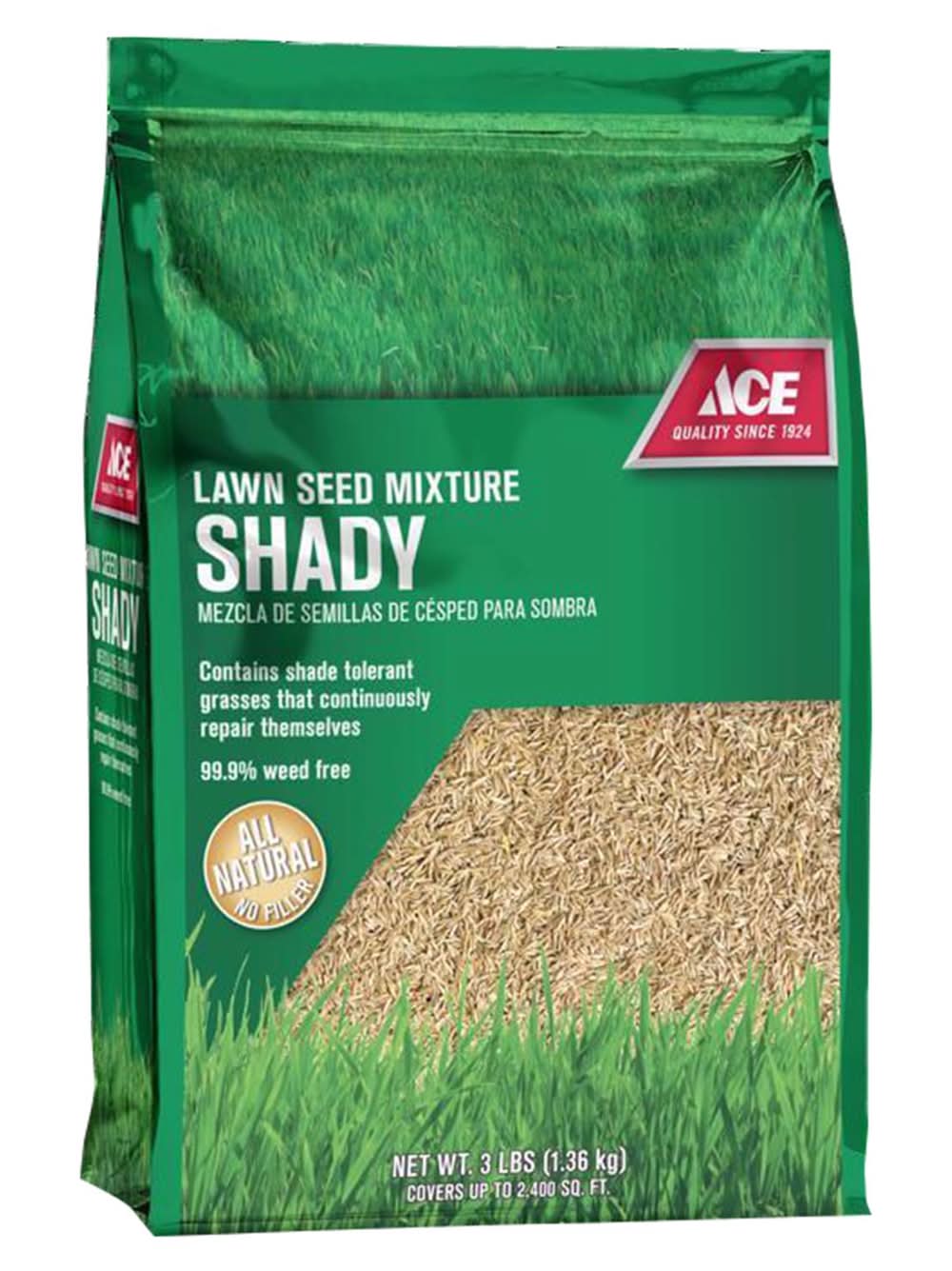 ACE Mixed Full Shade Grass Seed 3 Lb