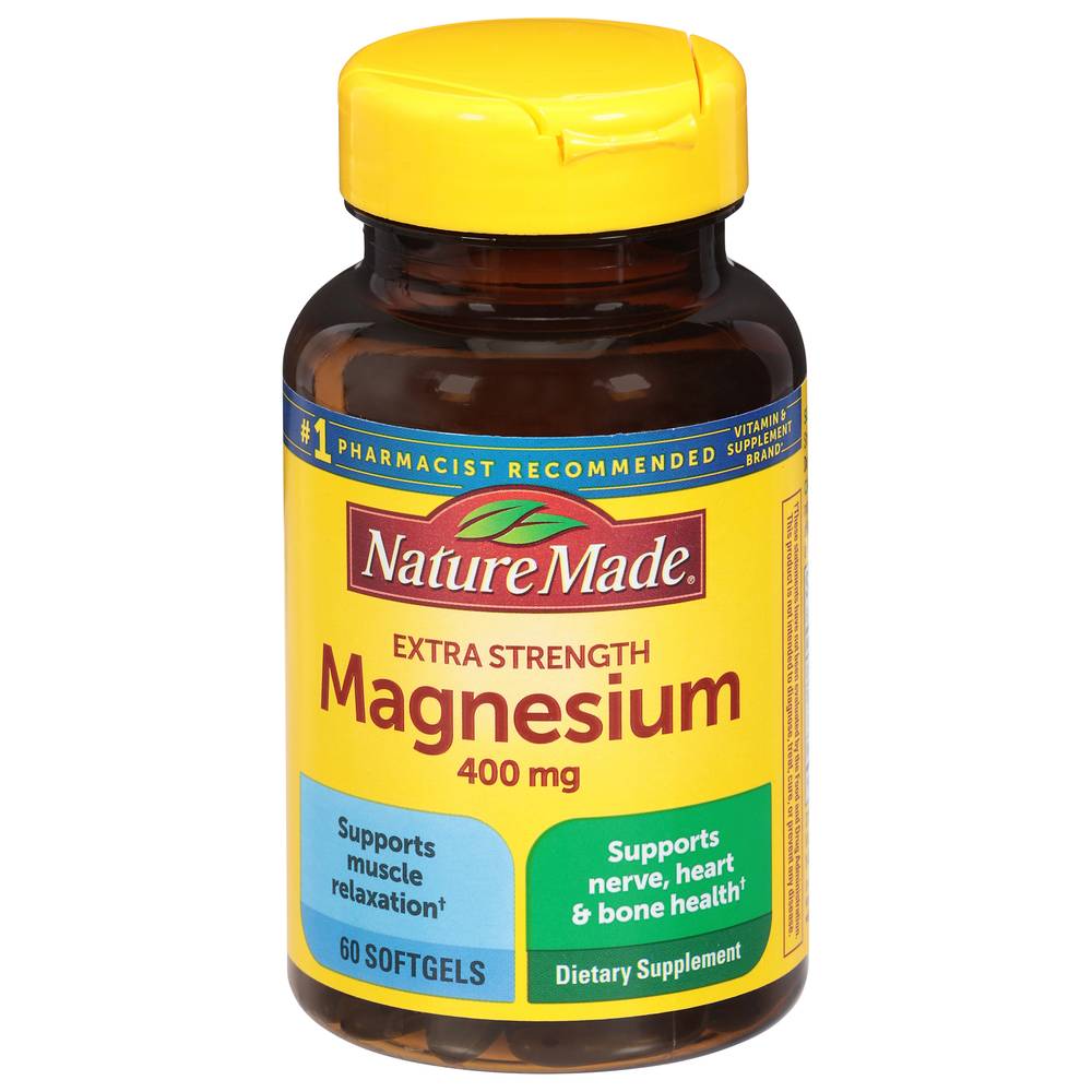 Nature Made Extra Strength 400 mg Magnesium Softgels