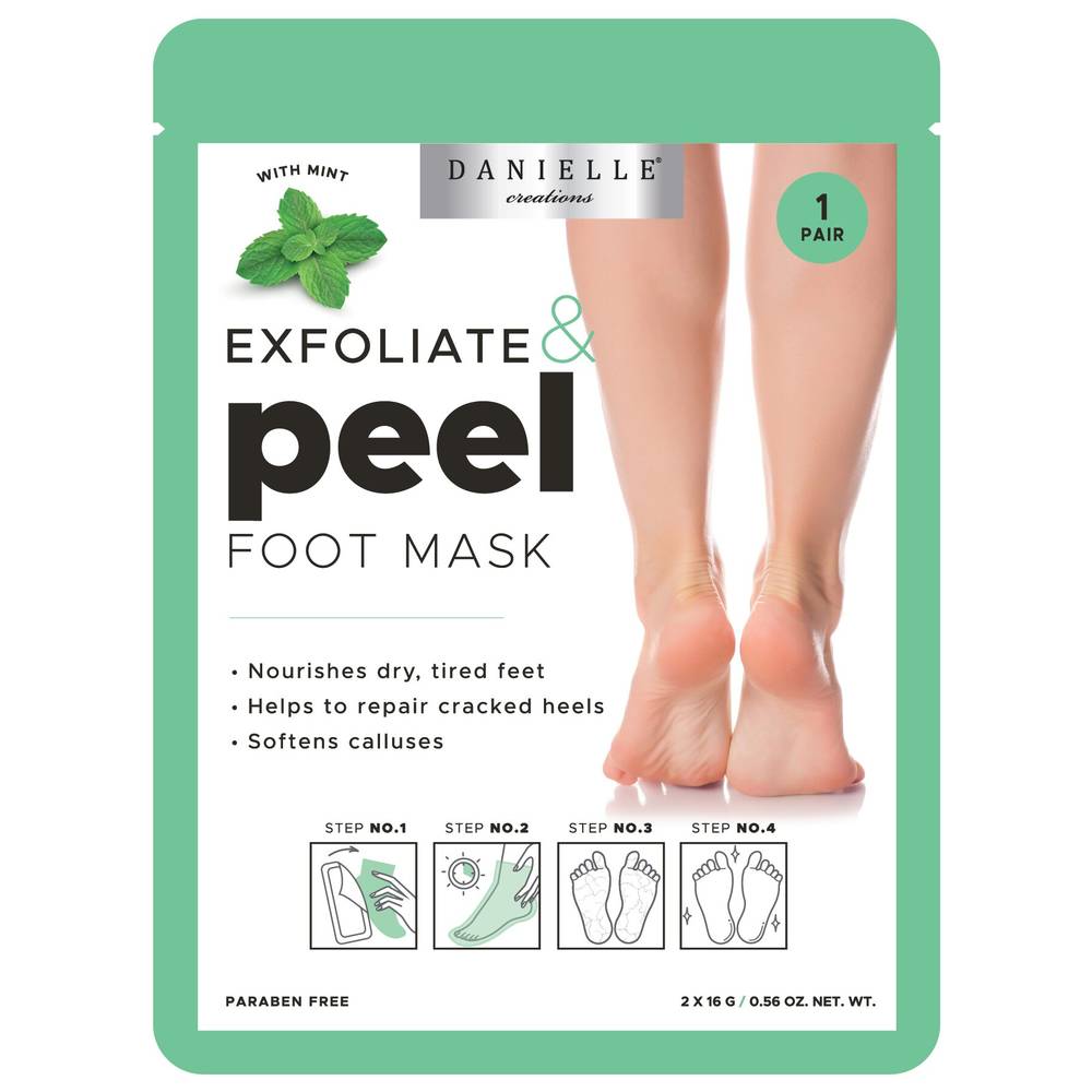 Debut by Danielle Exfoliate and Peel Foot Mask (0.56 oz, 2 ct)