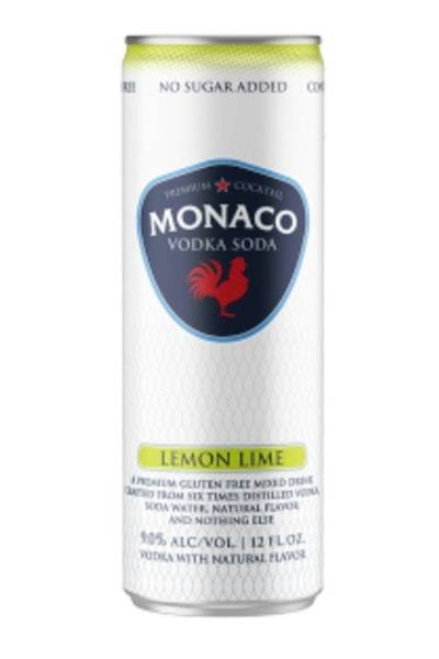 Monaco Lemon Lime Vodka Soda (12oz can)