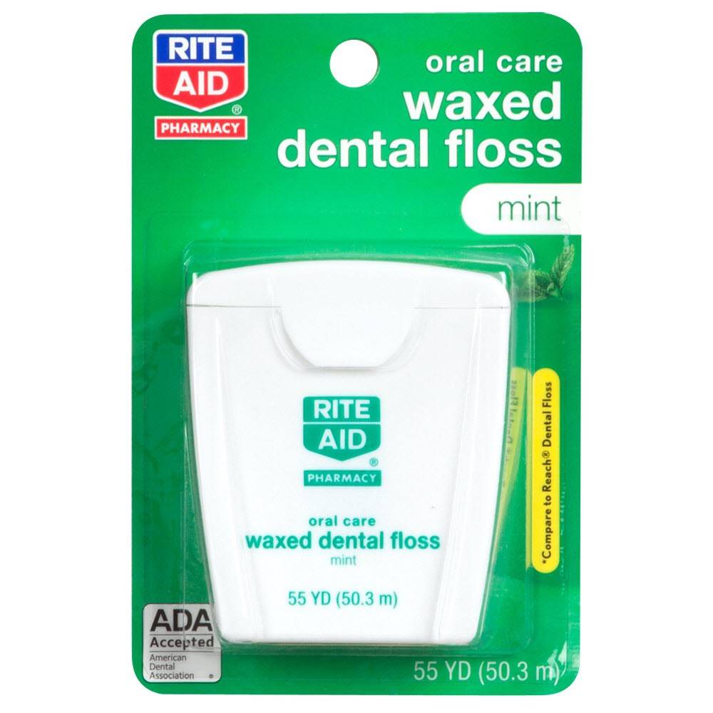 Rite Aid Dental Floss Waxed Mint (1 lb)