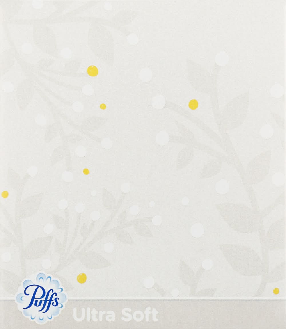 Puffs 2-Ply Ultra Soft Facial Tissues, 8.4x8.2 in (48 ct)