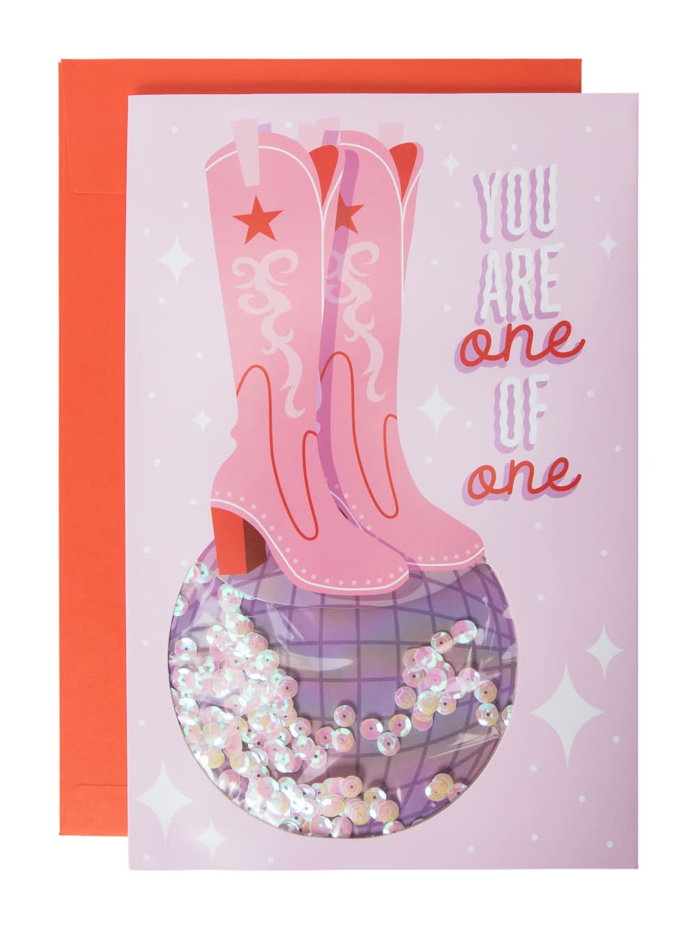 Valentine's Day Jumbo Card Disco Cowboy