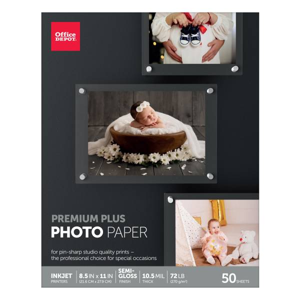 Office Depot Large Size Premium Plus Photo Paper