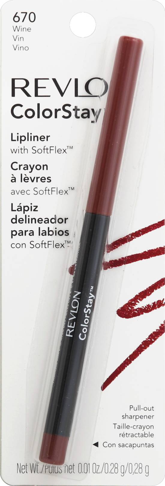 Revlon 670 Wine Colorstay Lip Liner