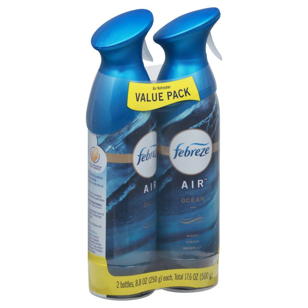 Febreze Air Odor-Eliminating Air Freshener, Ocean (2 x 8.8 oz)