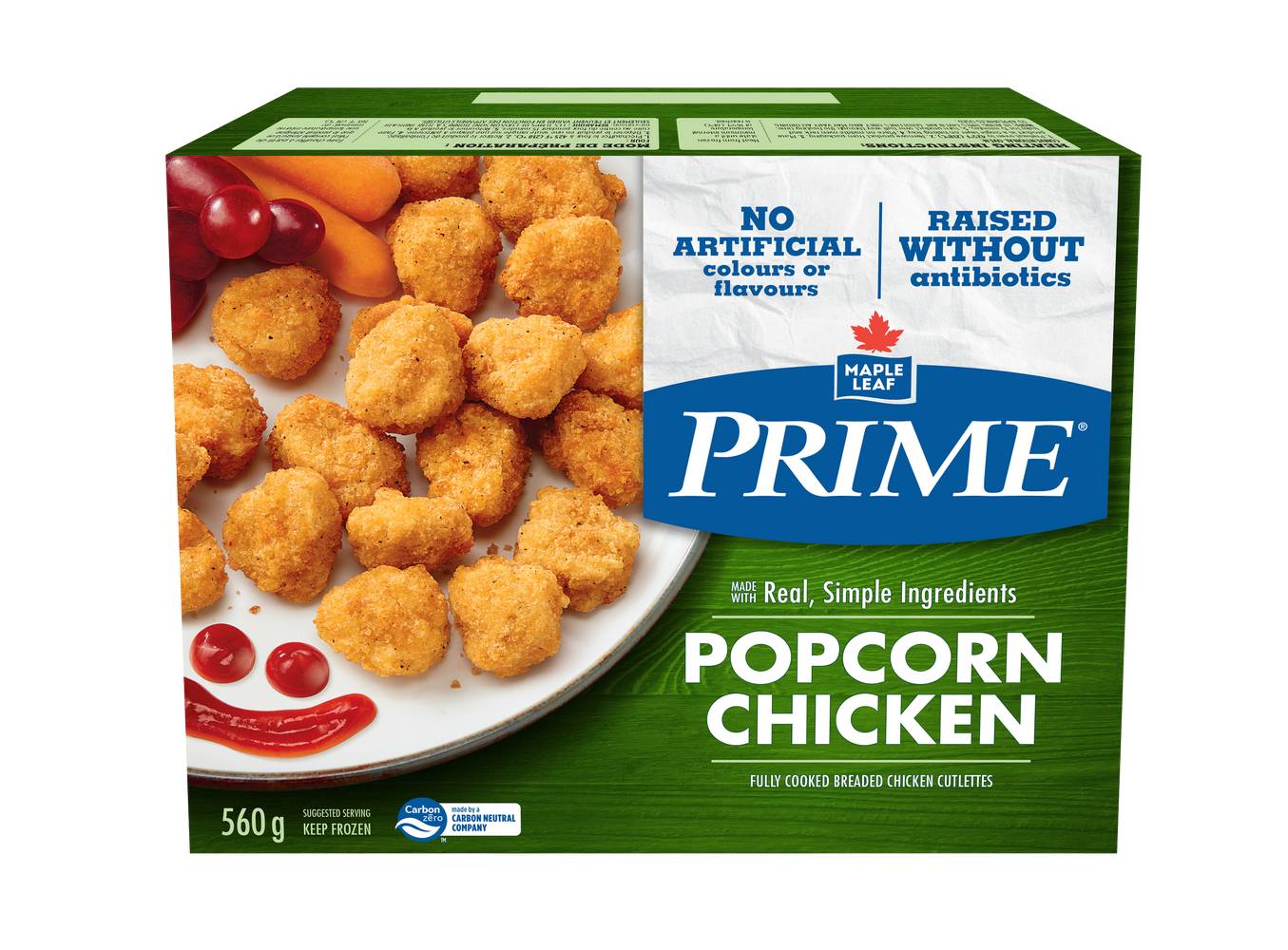 Maple Leaf Prime Popcorn Chicken (560 g)