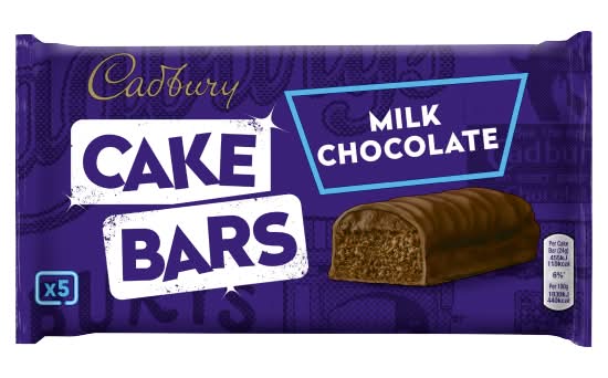 Cadbury Milk Chocolate Cake Bars (120g)