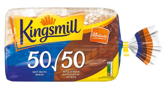 Kingsmill 50/50 Medium Bread (800g)