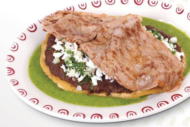 Mega memela con bistec