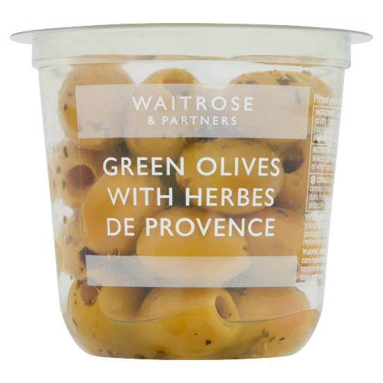 Waitrose Succulent Olives With an Aromatic Herb Dressing