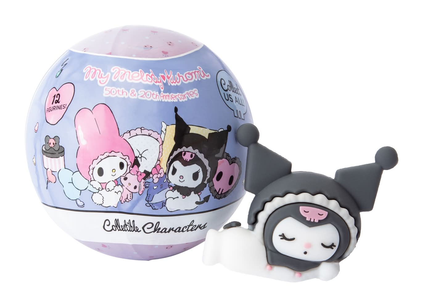 Hello Kitty And Friends® My Melody & Kuromi 50th & 20th Anniversary Collectible Capsules (Styles May Vary) My Melody/Kuromi
