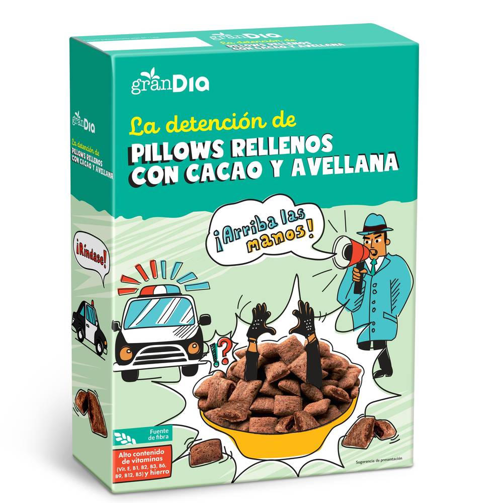 Cereales Rellenos Con Chocolate Y Avena Gran Dia Caja 500 G