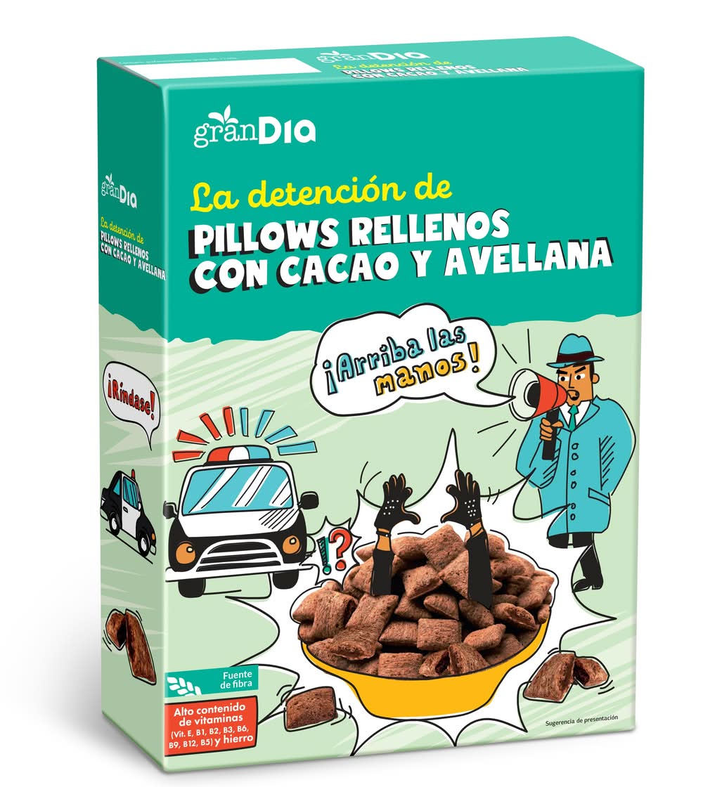 Cereales Rellenos Con Chocolate Y Avena Gran Dia Caja 500 G