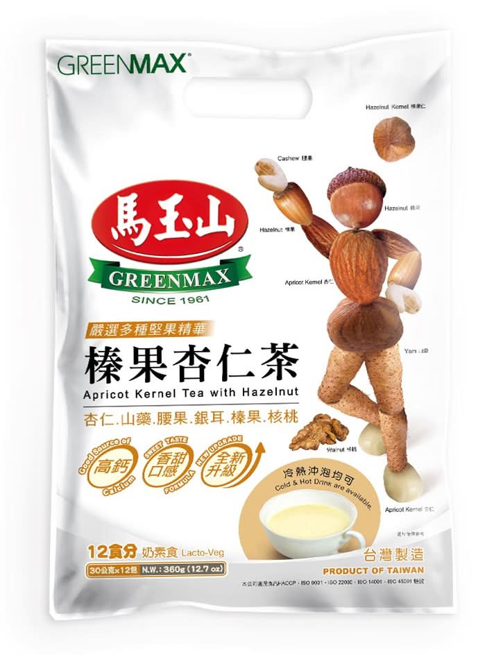馬玉山 榛果杏仁茶 (12 入)