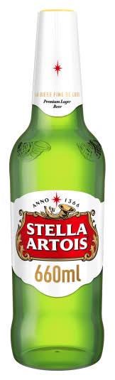 Stella Artois Lager Beer (660ml)