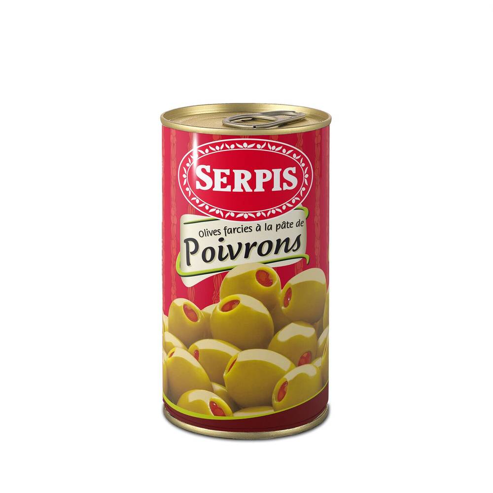 Serpis - Olives vertes aux poivrons