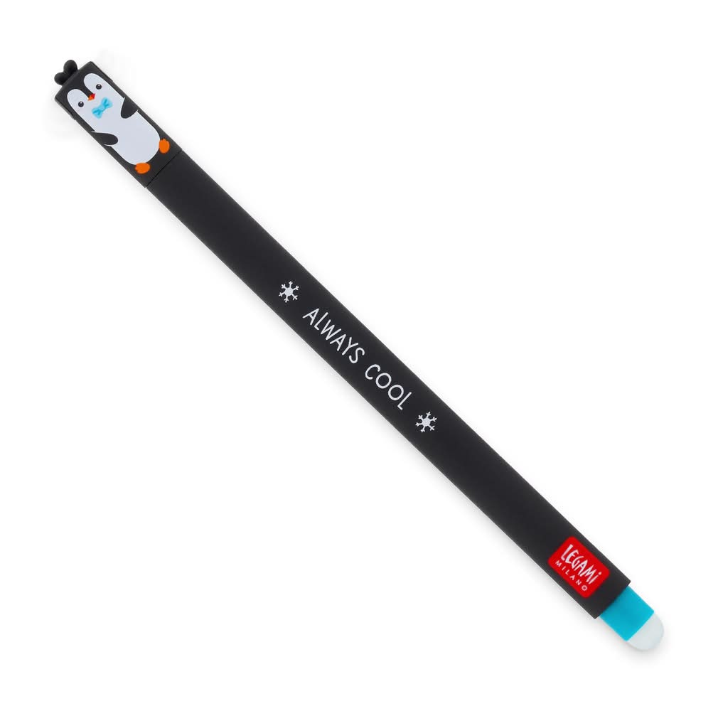 Caneta Apagar Pinguim - Turquesa