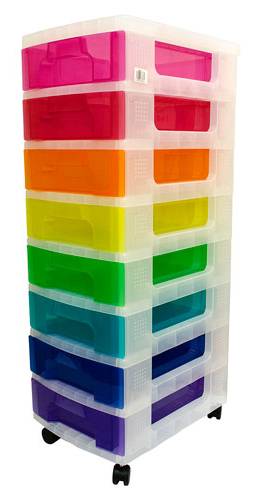 Really · Cajonera really 8x7 con ruedas arcoiris (338,2 g)