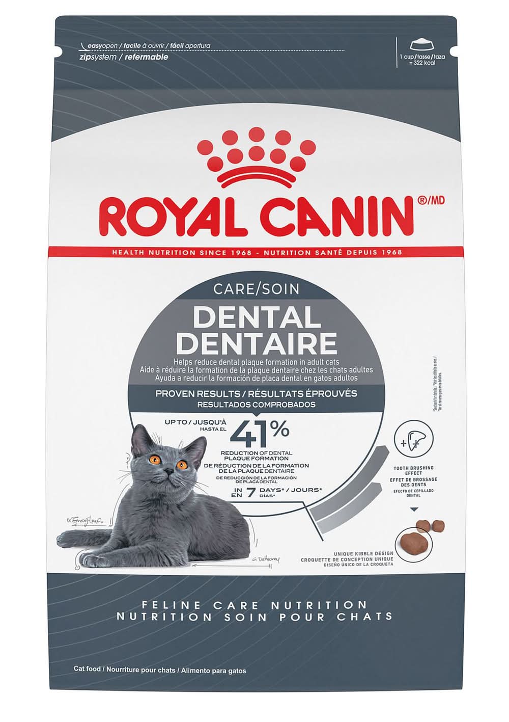 Royal Canin Dental Care Adult Cat Food, 6 lb