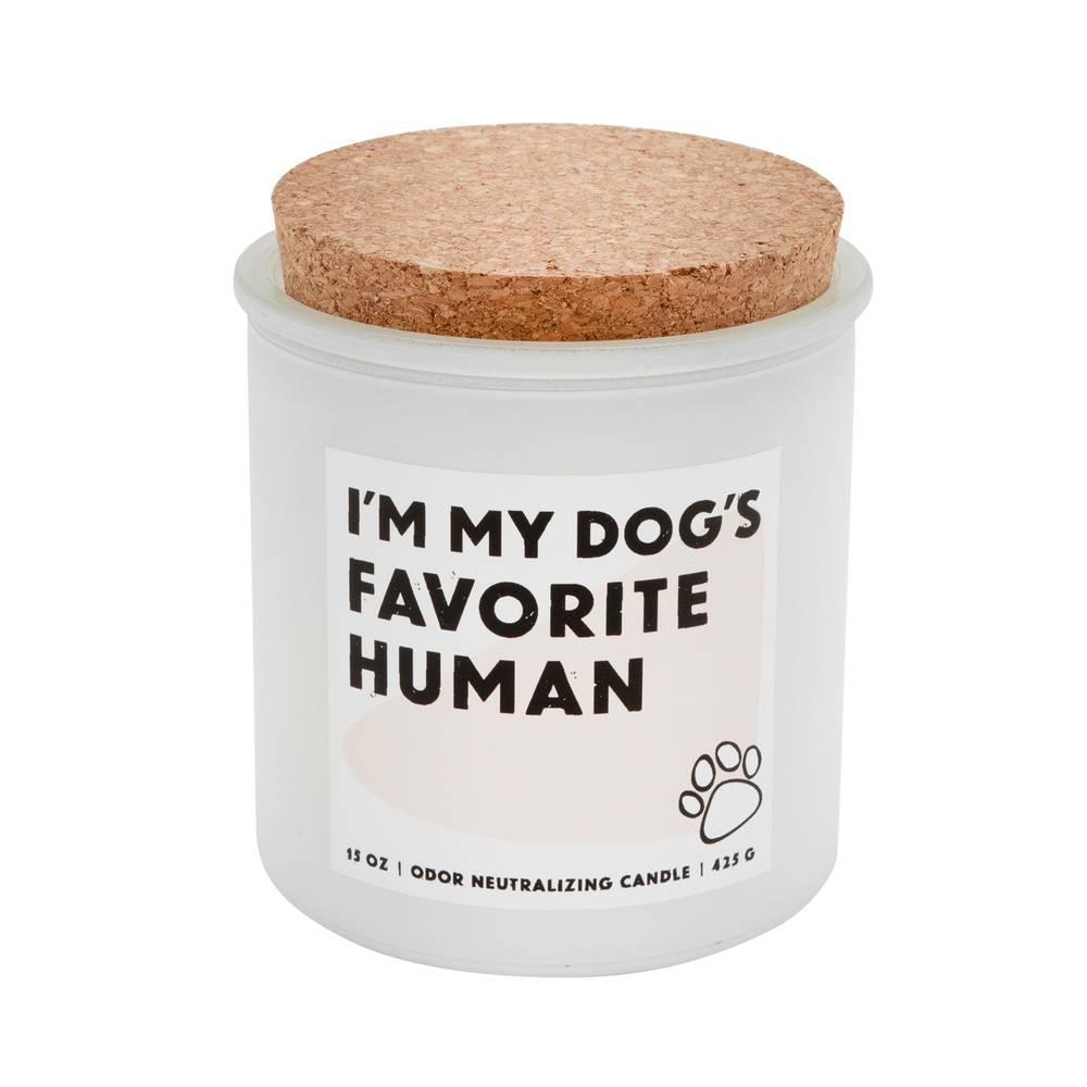 Northern Lights "I'M My Dog'S Favorite Human" Candle,15 Oz