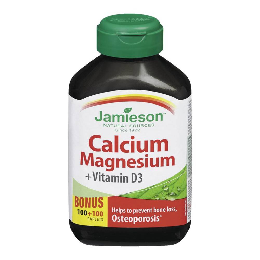 Jamieson Calcium Magnesium With Vitamin D3 (200 g)