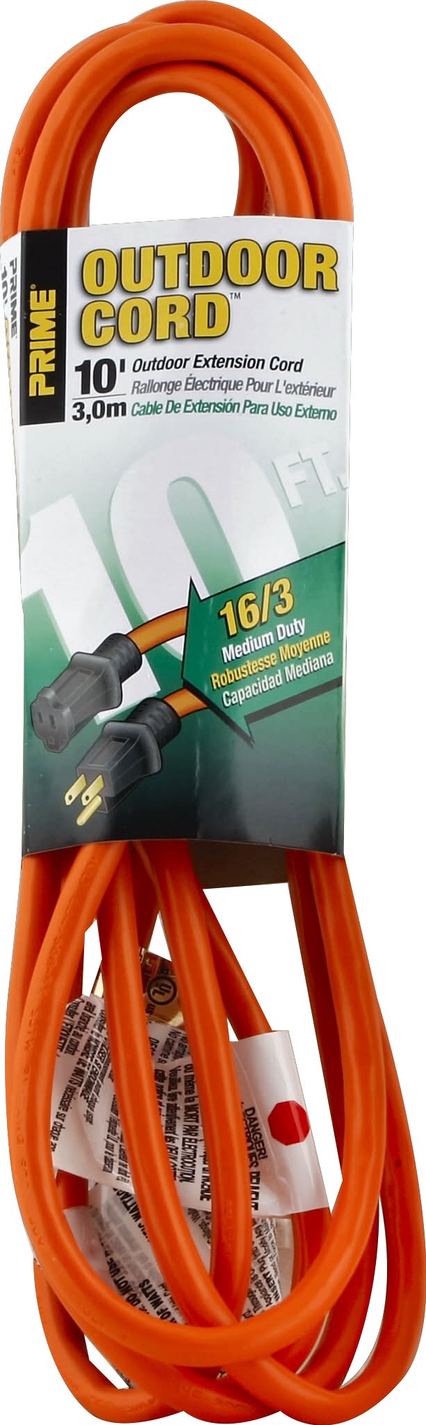 Prime Outdoor Extension 10' Cord (11.4 oz)
