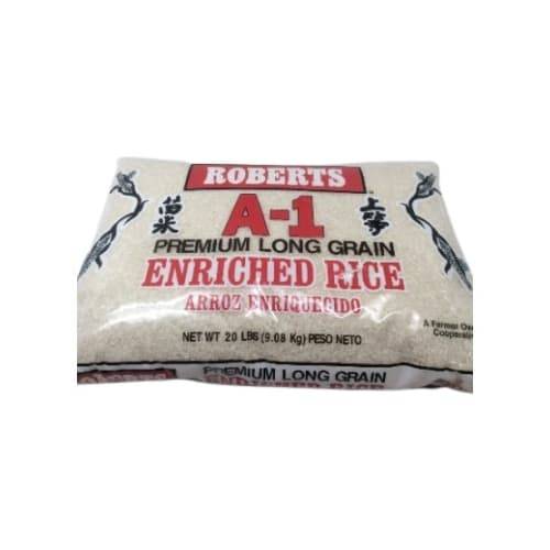 Roberts Long Grain Enriched Rice (20 lbs)