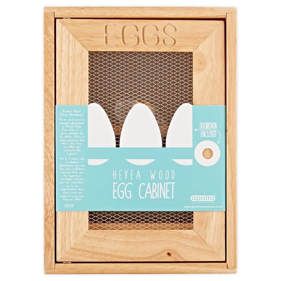 Rubber Wood Egg Cabinet