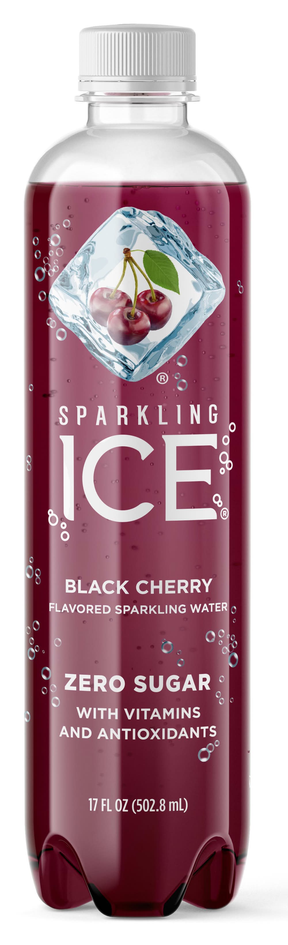 Sparkling Ice Spiked Zero Sugar Water, Black Cherry (17 fl oz)