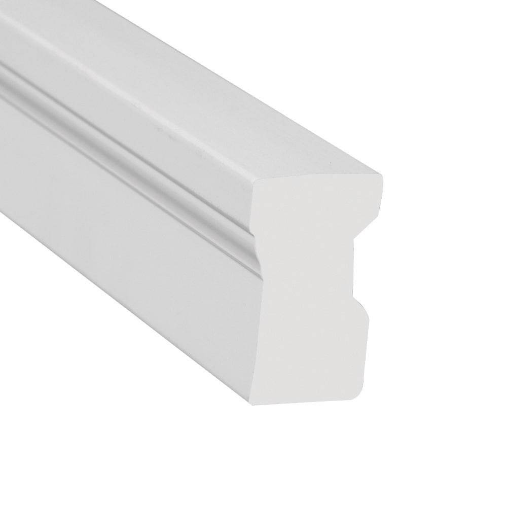 Royal Building Products 1-1/4-in x 2-in x 10-ft PVC WM180 Brick Moulding | L182448BM10