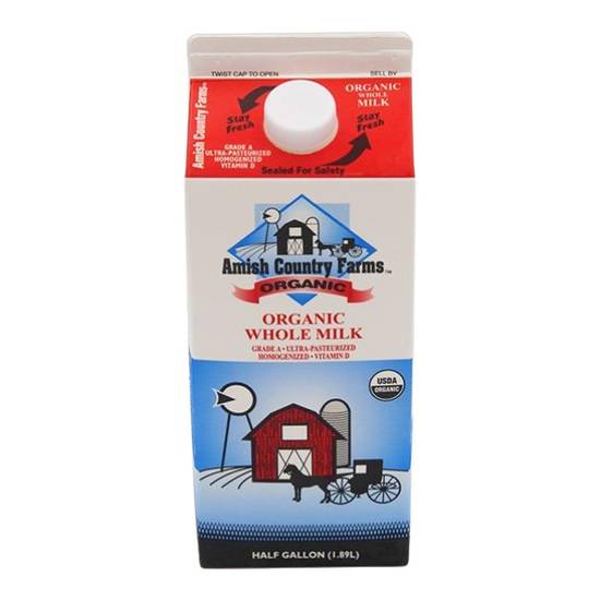 Amish Country Farms Organic Milk Whole