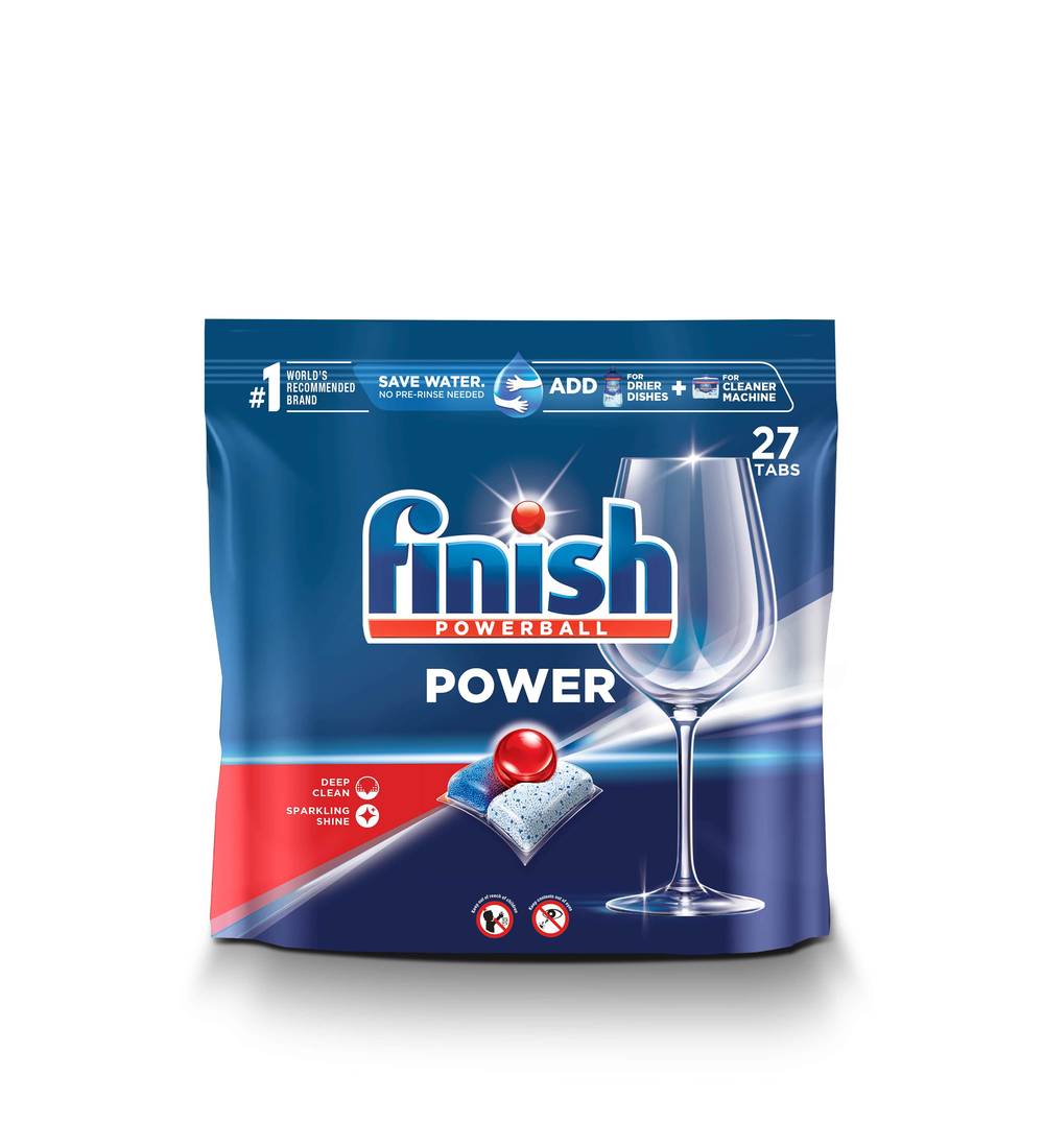 Finish Powerball Automatic Dishwasher Detergent Tabs (27 ct)