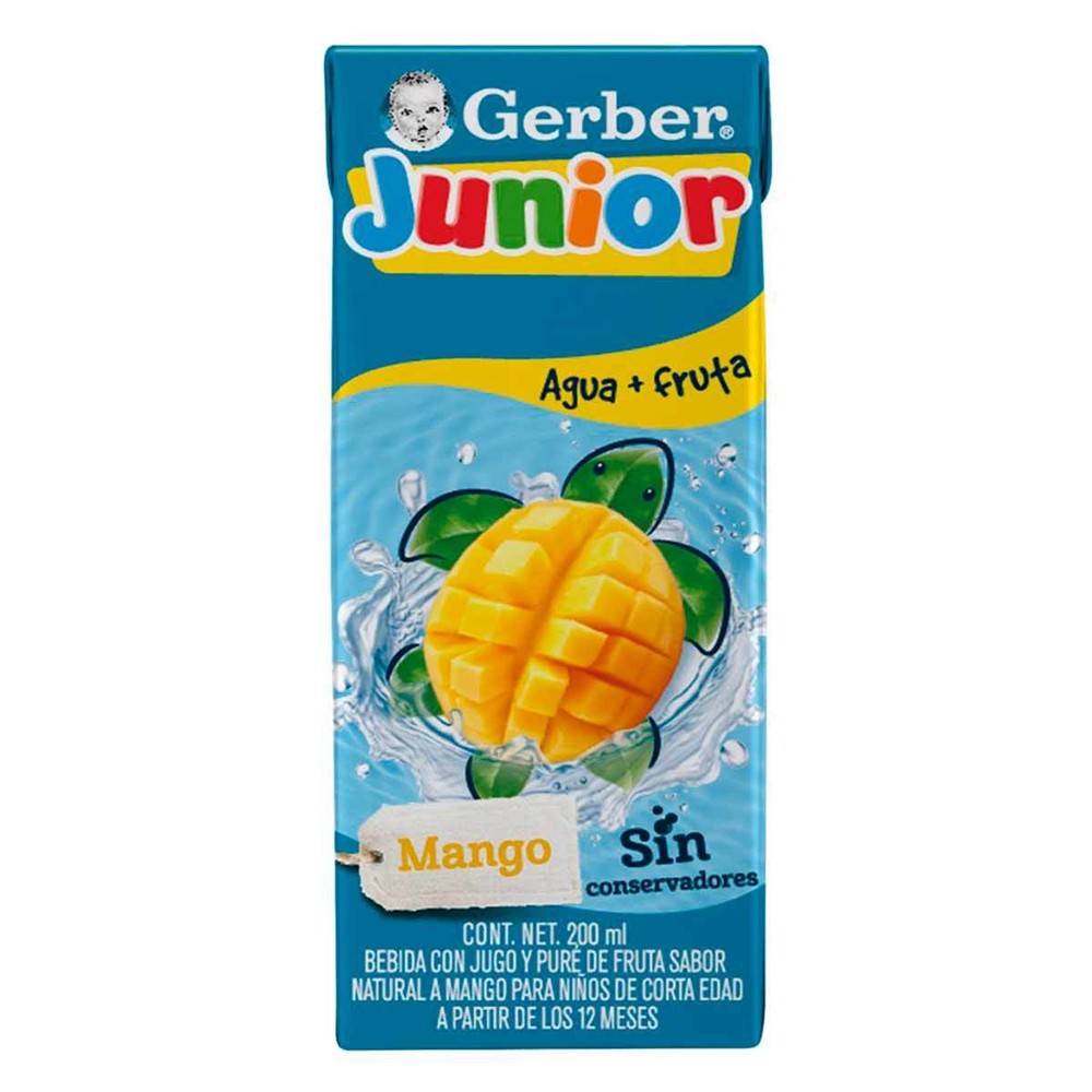 Gerber · Bebida hidratante junior, mango (200 ml)