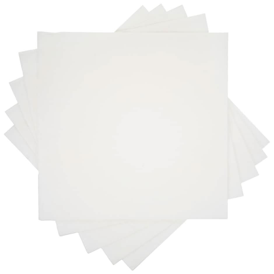 Paper Lunch Napkins, 6.5x6.5 in, White (30 ct)