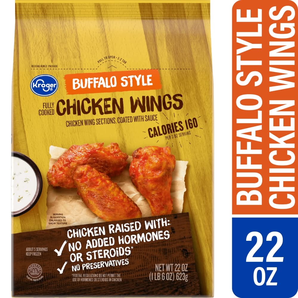 Kroger® Fully Cooked Frozen Chicken Wings Buffalo Style