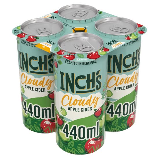 Inch's Cloudy Apple Cider (4 x 440ml)
